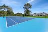 Hard Court Tennis + BBall Hoop