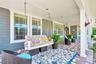 Paver, Covered Front Porch with attached swing