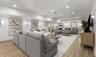Finished basement with powder room