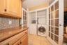 Laundry area off kitchen