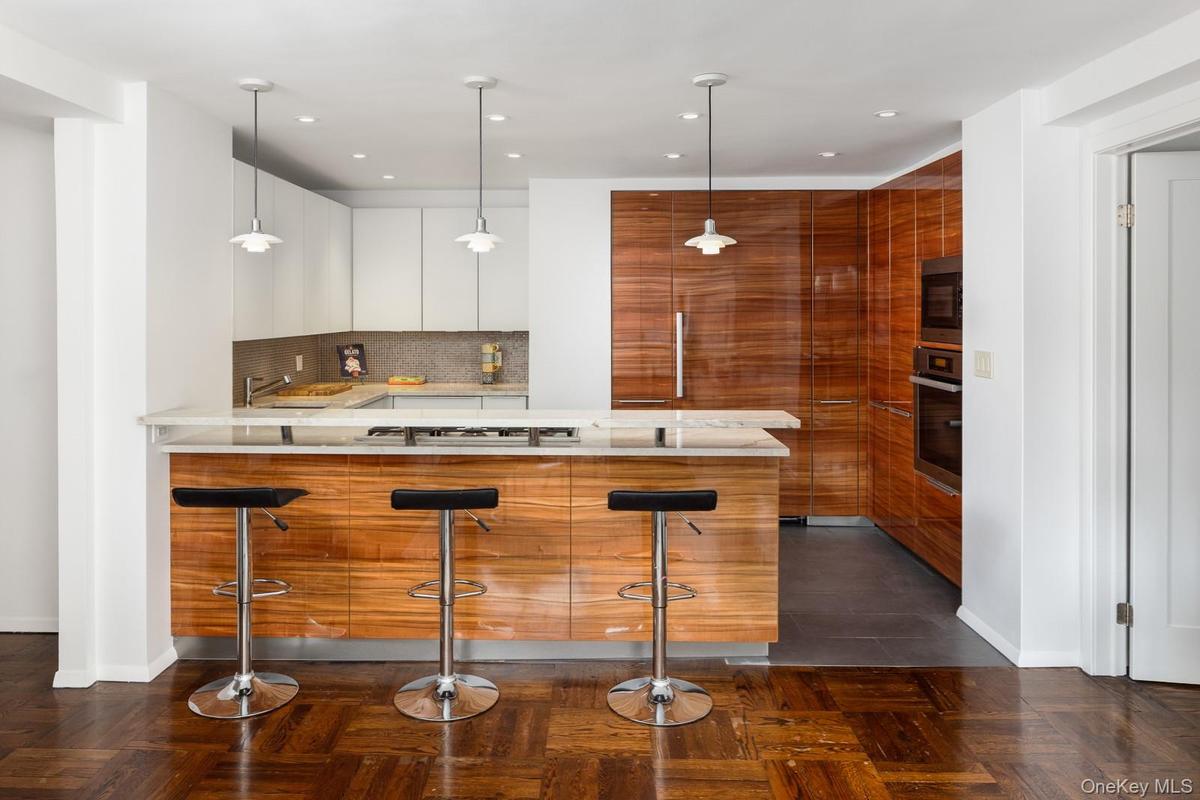 Kitchen view from living area