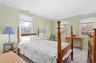 One of two spacious bedrooms