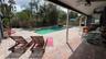 Resort style pool area