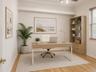 Home Office virtually staged