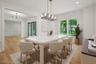 staged dining rm