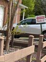 private driveway to parking