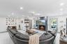 Great space for family movie night and entertaining.