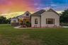 Front exterior at sunset