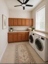 Laundry room virtually staged