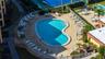 Bayside Pool-Clubhouse roof on the left