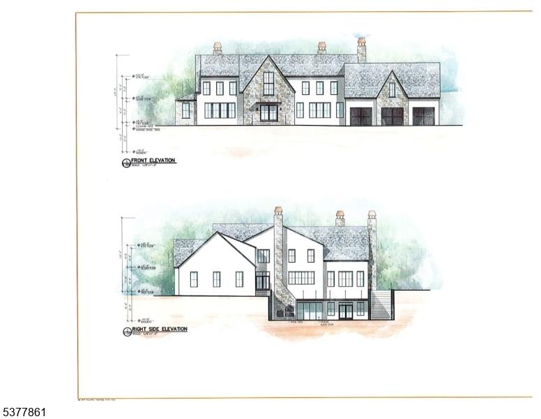 Front and right side elevation