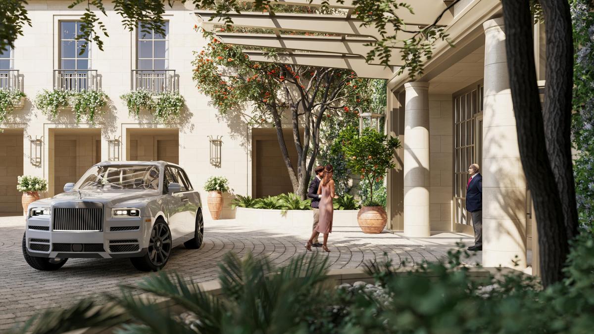 Port Cochere Rendering