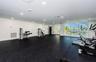 fitness and yoga area in building