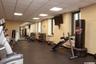 Exercise room featuring a paneled ceiling
