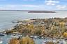 View of property location nearby Peconic Bay beaches and a marina