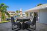 Open courtyard patio