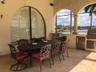 Ground level outside patio