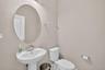 Half bathroom first floor
