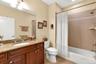 Full guest bath with tub/shower combination