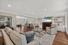 Living room with gas fireplace