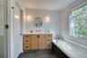 master bath with separate tub & shower