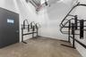 Garage with baseboards