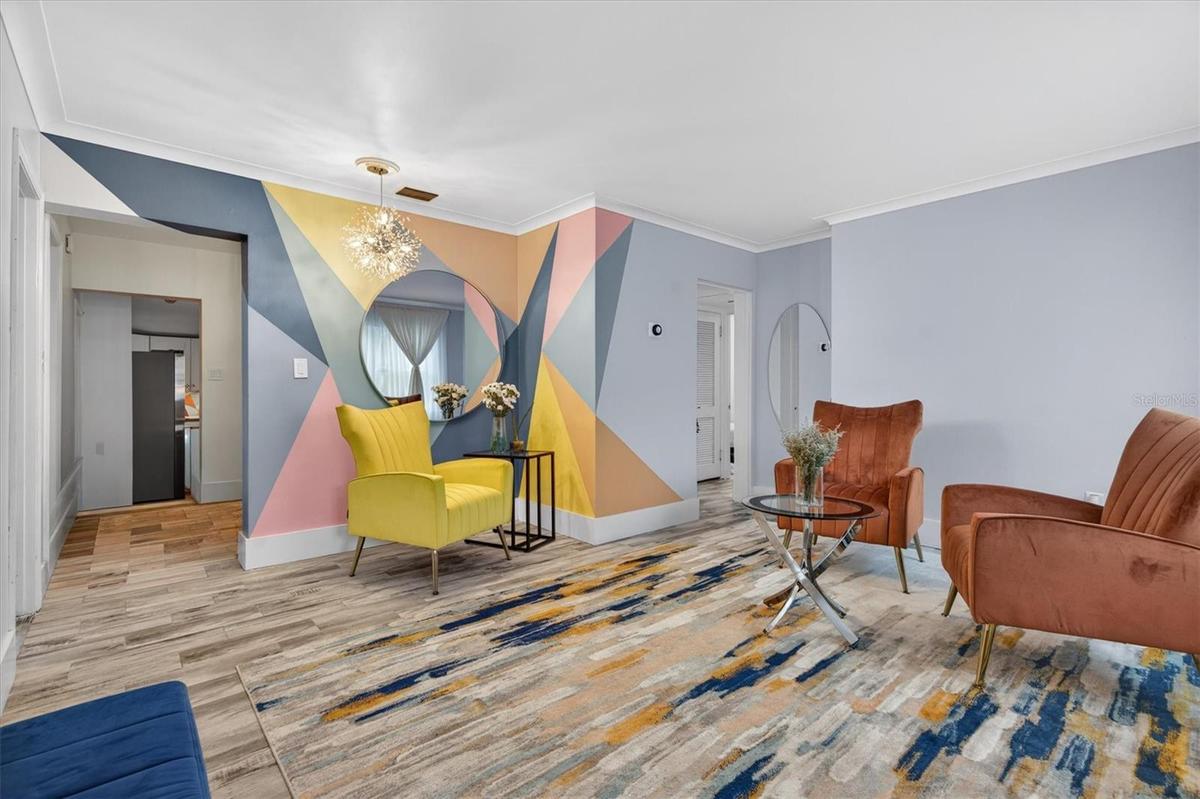 Designed to honor the mid-century charm