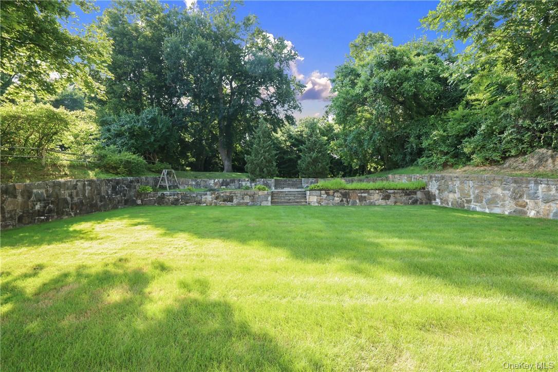 Another view of the backyard