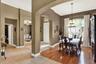 Entry and dining room