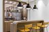 Bar with fridge and ice maker