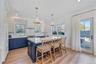 Gourmet chef’s kitchen with high-end finishes and open-concept design, perfect for hosting and farm-to-table cooking on the North Fork.