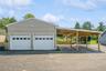 Garage with a carport