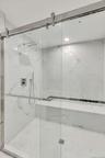 Full bathroom with shower