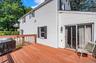 Wooden deck featuring grilling area