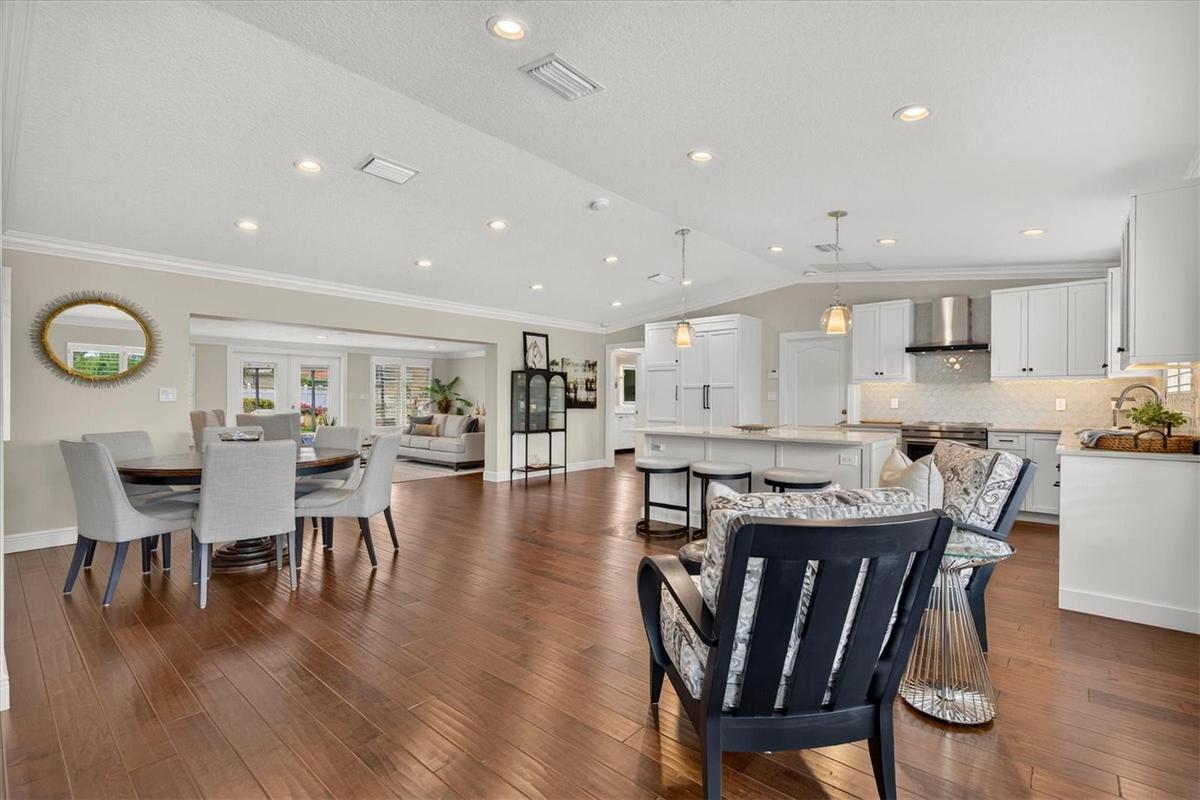 Welcome home to the open kitchen, dining, living floor plan!