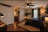 Guest bedroom upstairs virtually staged