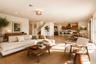DOWNSTAIRS LIVING virtually staged