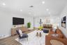 Living room virtually staged