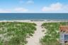 Water view with a beach view