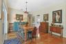 Dining area with sliding glass doors to deck