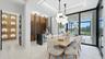 Imagine dining here with your own wine tasting gallery