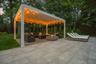Gazebo in the backyard