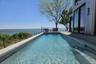 View of swimming pool with a water view