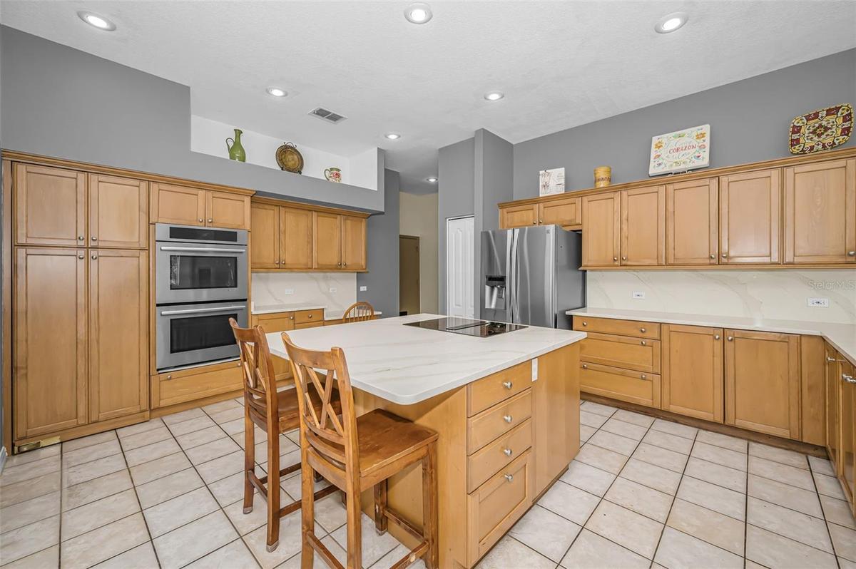 Kitchen with new Quartz countertops