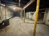 View of unfinished basement