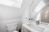 third floor bath shared by 2 bedrooms.