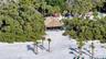Aerial view of the new 2025 beachside Tiki Hut.