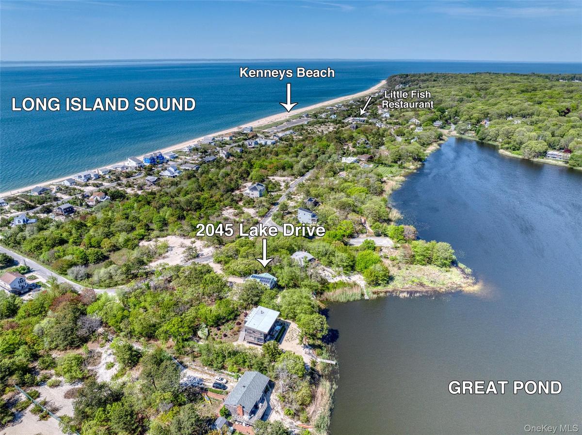 Bike to Kenney's Beach & Little Fish restaurant