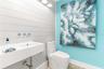 powder room half bath