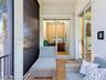 Easy access from the office to the screened porch